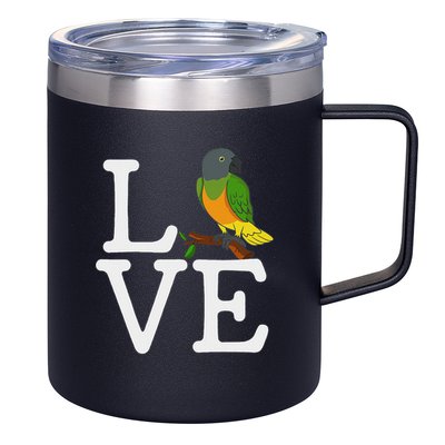 I Loves Senegal Parrot, Senegal Parrot 12oz Stainless Steel Coffee Mug