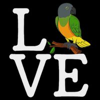 I Loves Senegal Parrot, Senegal Parrot Baby Bodysuit