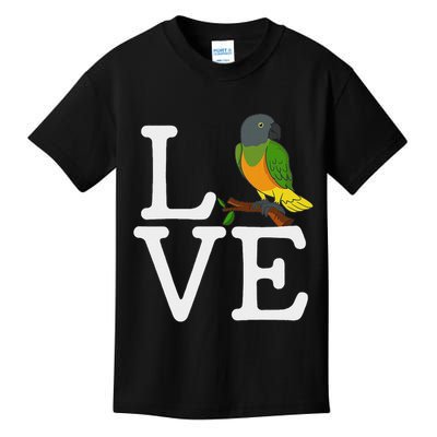 I Loves Senegal Parrot, Senegal Parrot Kids T-Shirt