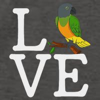 I Loves Senegal Parrot, Senegal Parrot Vector Backpack