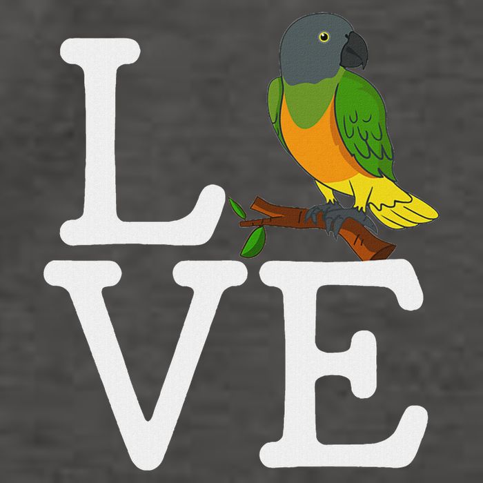 I Loves Senegal Parrot, Senegal Parrot Vector Backpack