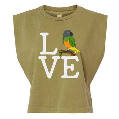 I Loves Senegal Parrot, Senegal Parrot Garment-Dyed Women's Muscle Tee