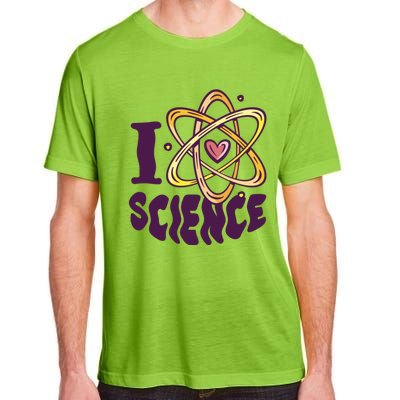 I Love Science L Teacher Student Scientist Graphic Funny Gift Adult ChromaSoft Performance T-Shirt