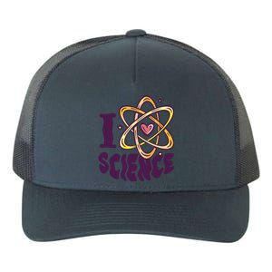 I Love Science L Teacher Student Scientist Graphic Funny Gift Yupoong Adult 5-Panel Trucker Hat