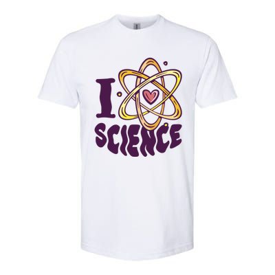 I Love Science L Teacher Student Scientist Graphic Funny Gift Softstyle CVC T-Shirt