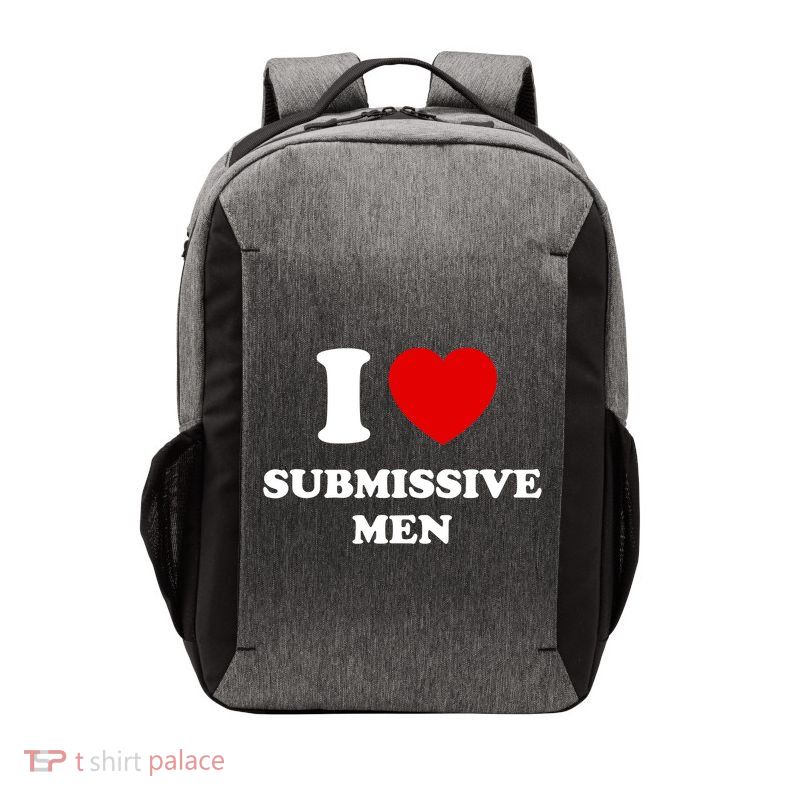 I Love Submissive M.e.n Vector Backpack