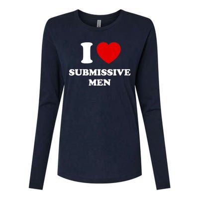 I Love Submissive M.e.n Womens Cotton Relaxed Long Sleeve T-Shirt