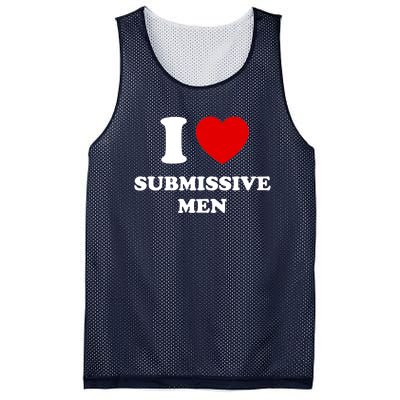 I Love Submissive M.e.n Mesh Reversible Basketball Jersey Tank