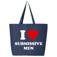 I Love Submissive M.e.n 25L Jumbo Tote