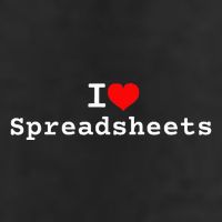 I Love Spreadsheets Adult Drive Performance Visor