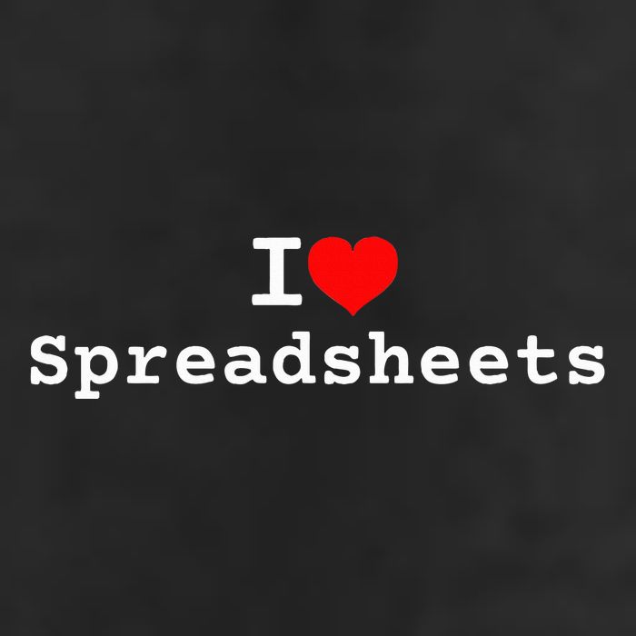 I Love Spreadsheets Adult Drive Performance Visor