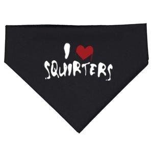 I Love Squirters Funny USA-Made Doggie Bandana