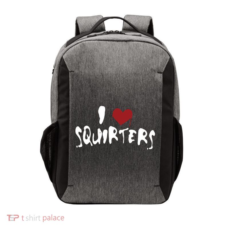 I Love Squirters Funny Vector Backpack