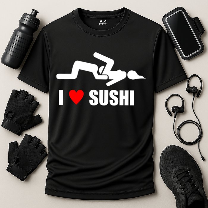 I Love Sushi Cooling Performance Crew T-Shirt