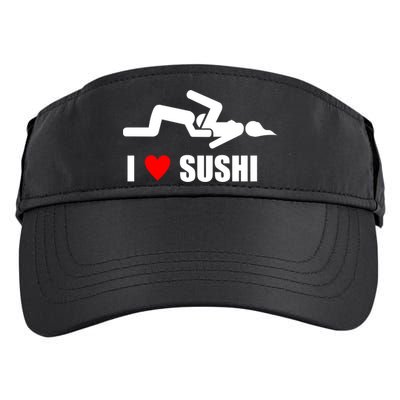 I Love Sushi Adult Drive Performance Visor