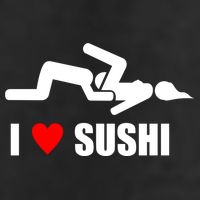 I Love Sushi Adult Drive Performance Visor