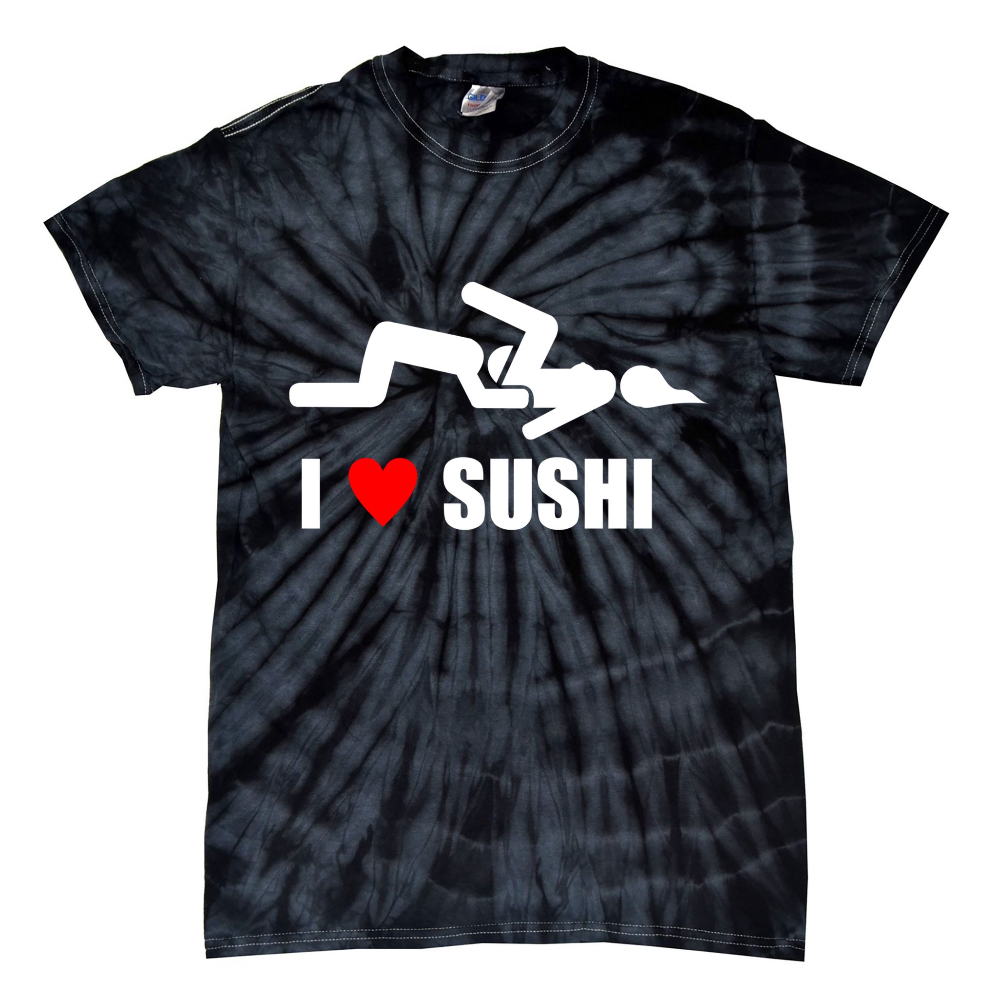 I Love Sushi Tie-Dye T-Shirt