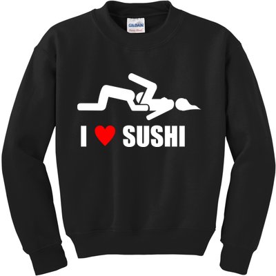 I Love Sushi Kids Sweatshirt