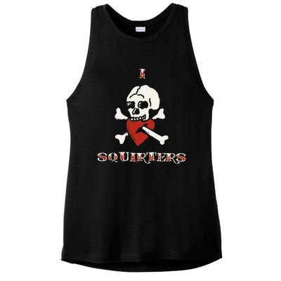 I Love Squirters Ladies PosiCharge Tri-Blend Wicking Tank