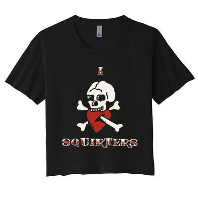 I Love Squirters Women's Crop Top Tee