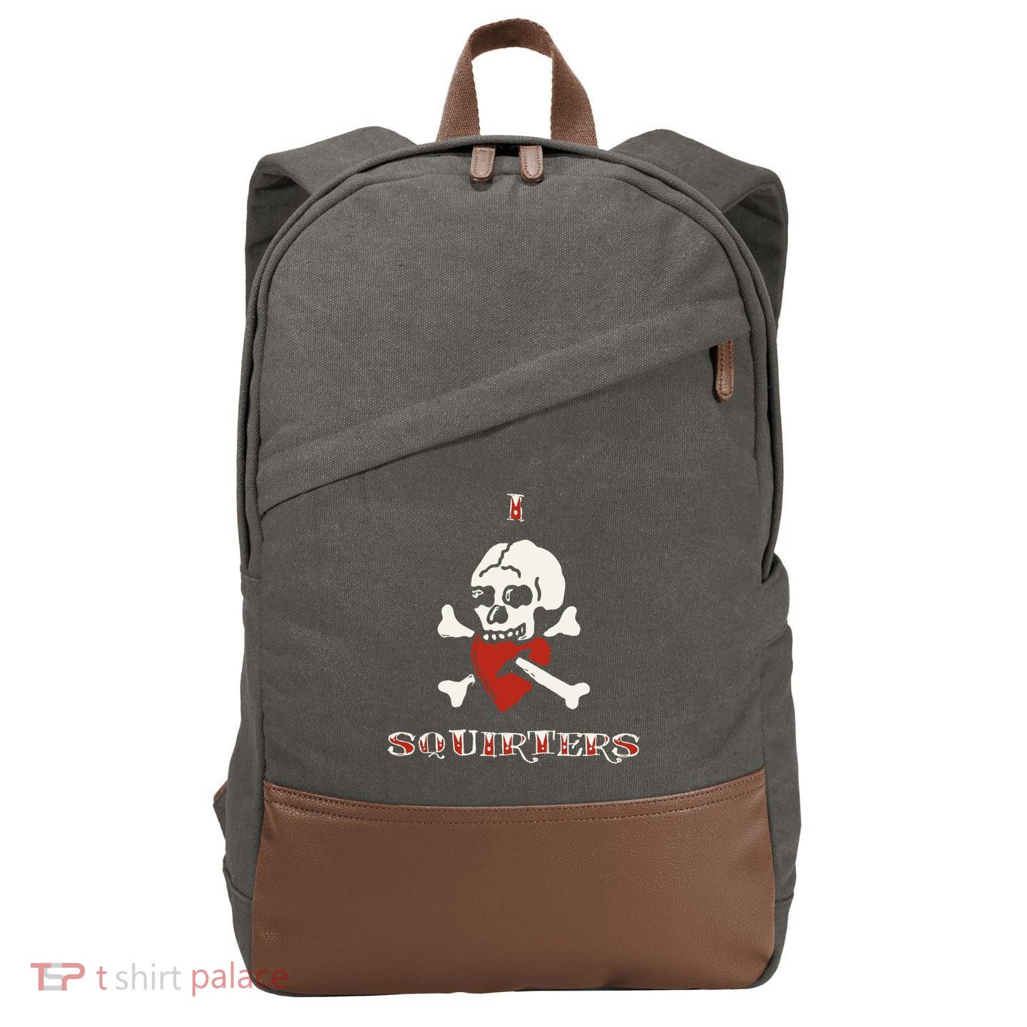 I Love Squirters Cotton Canvas Backpack
