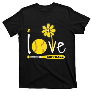 I Love Softball T-Shirt