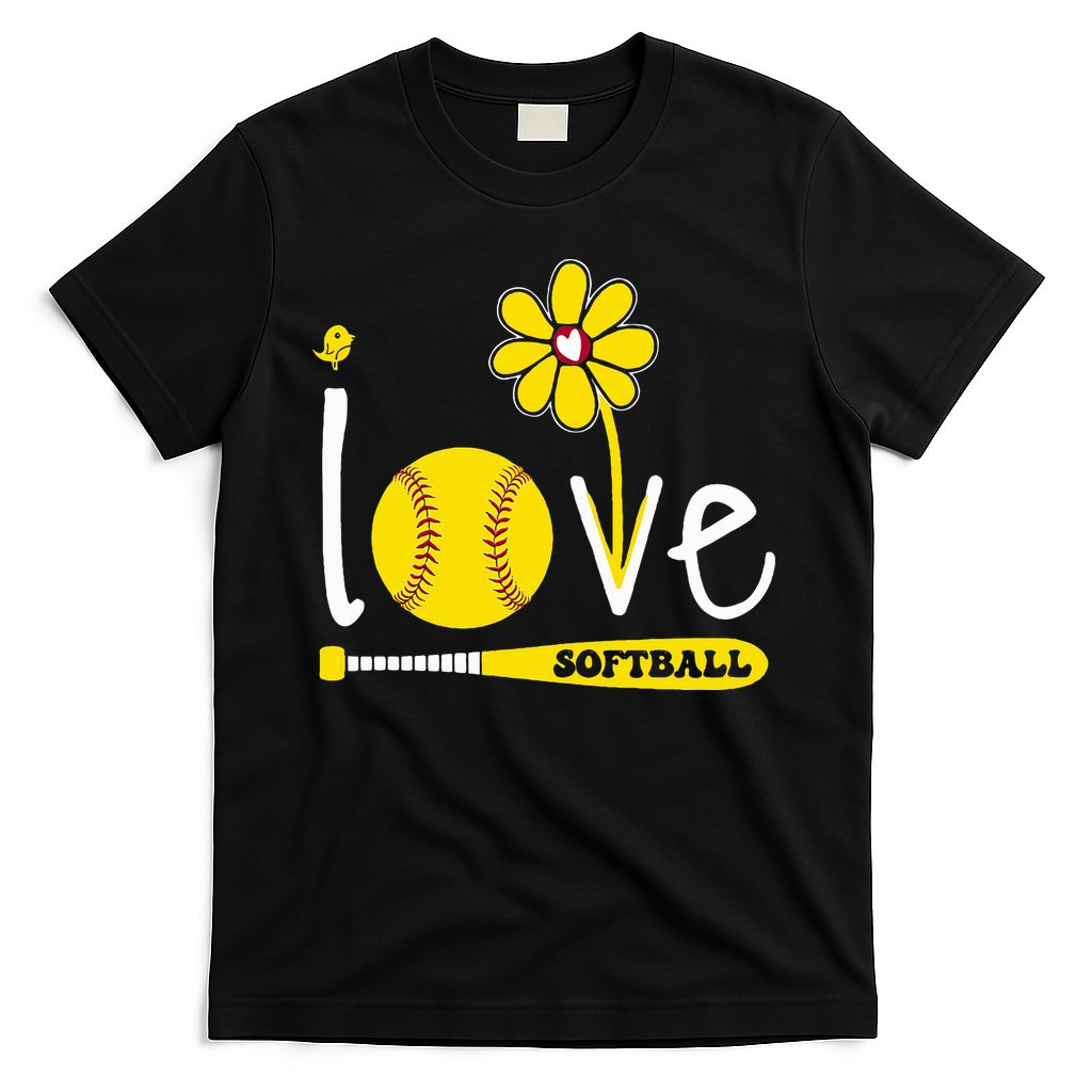 I Love Softball T-Shirt