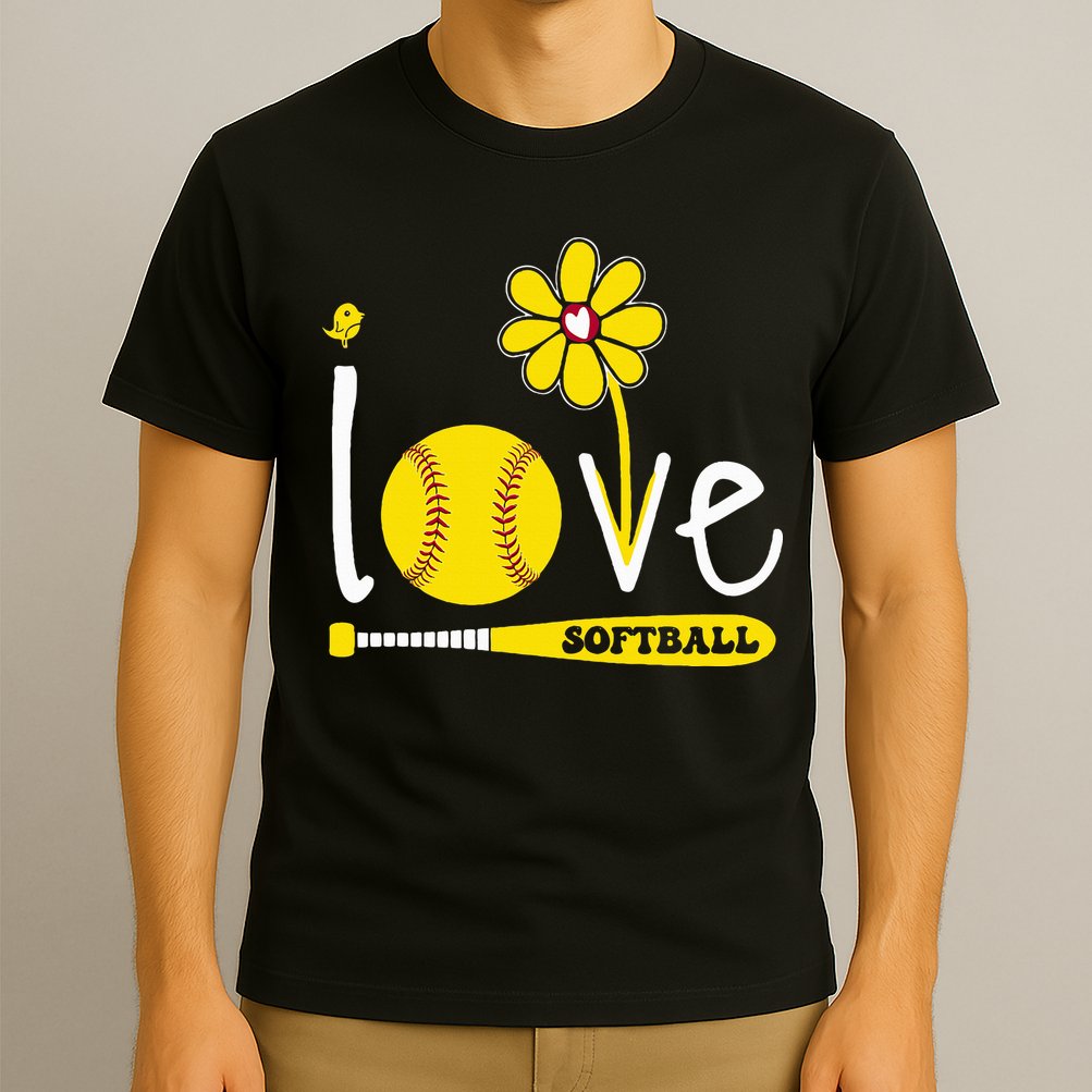 I Love Softball T-Shirt