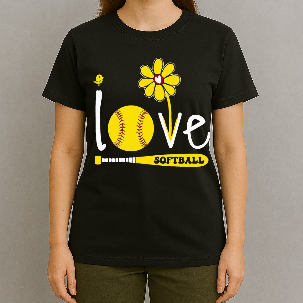I Love Softball T-Shirt