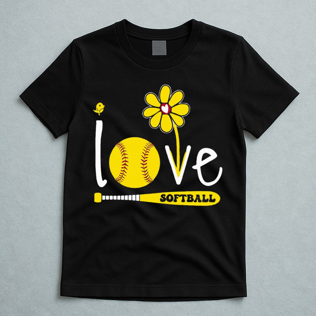 I Love Softball T-Shirt