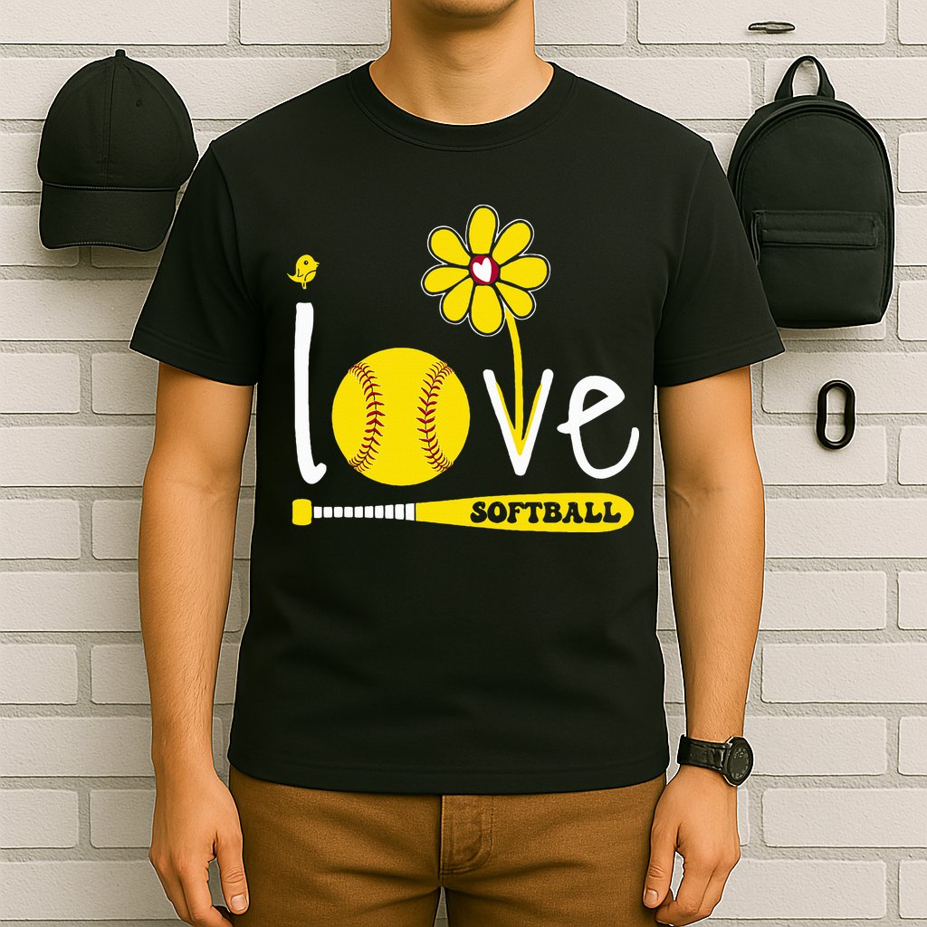 I Love Softball T-Shirt