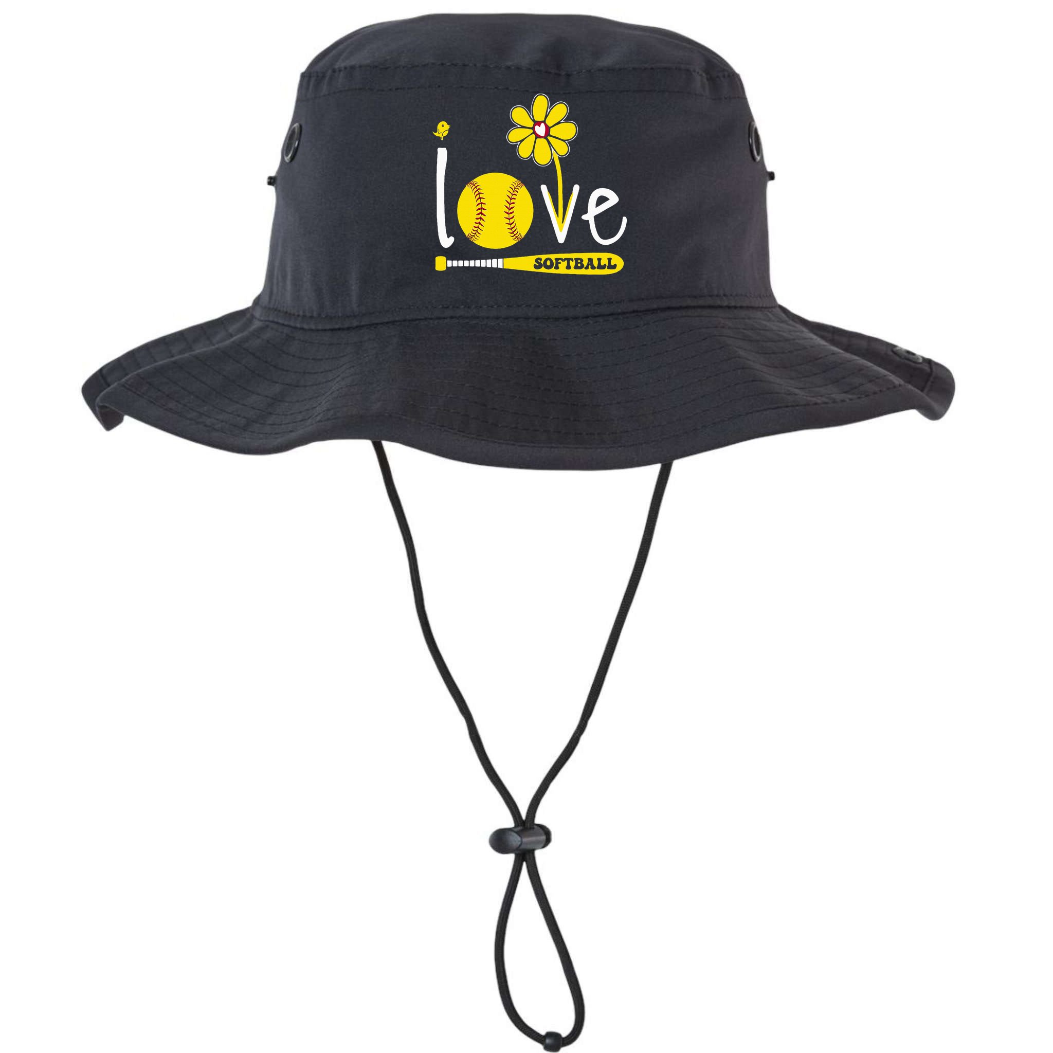 I Love Softball Bucket Hat