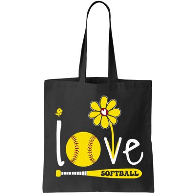 I Love Softball Bag