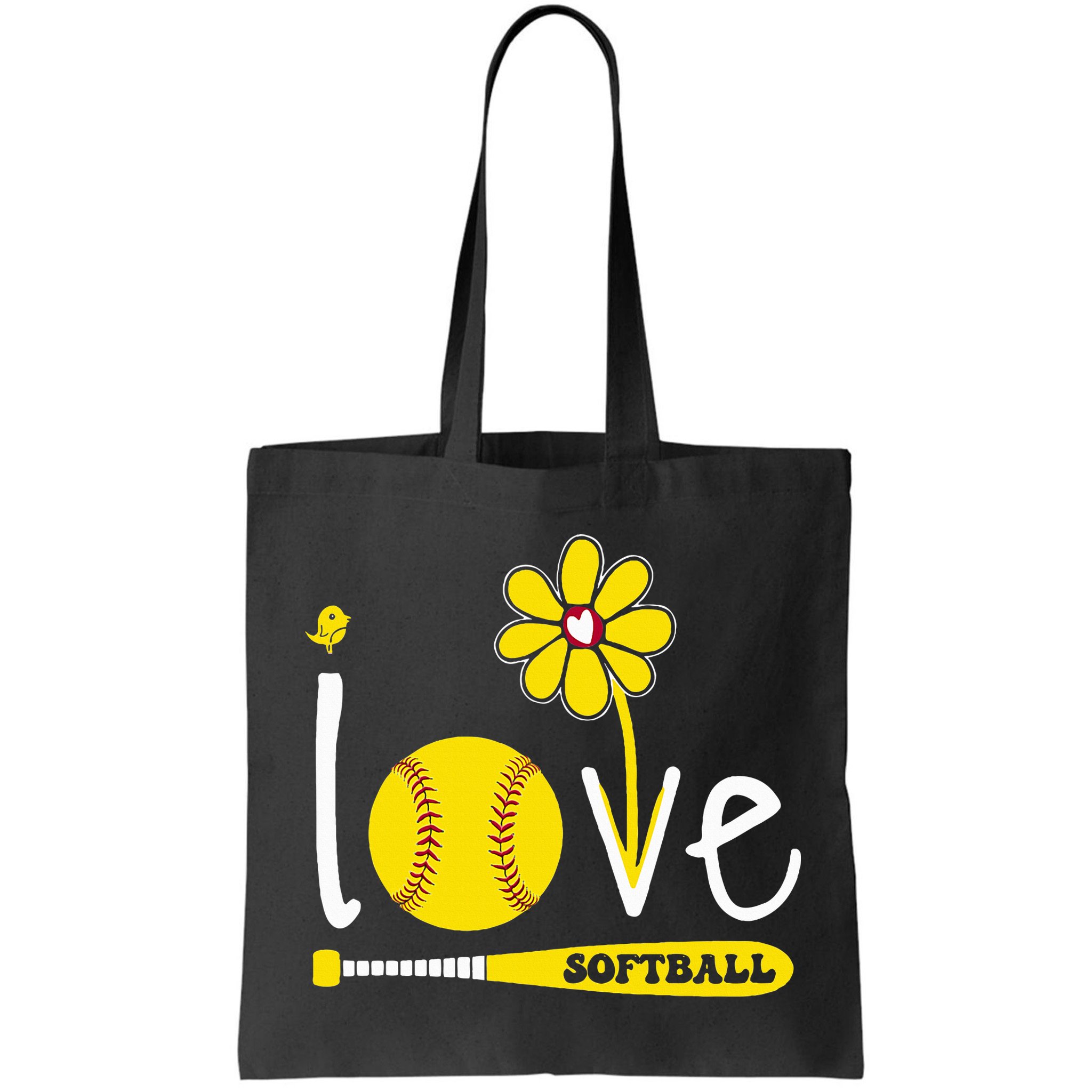 I Love Softball Bag