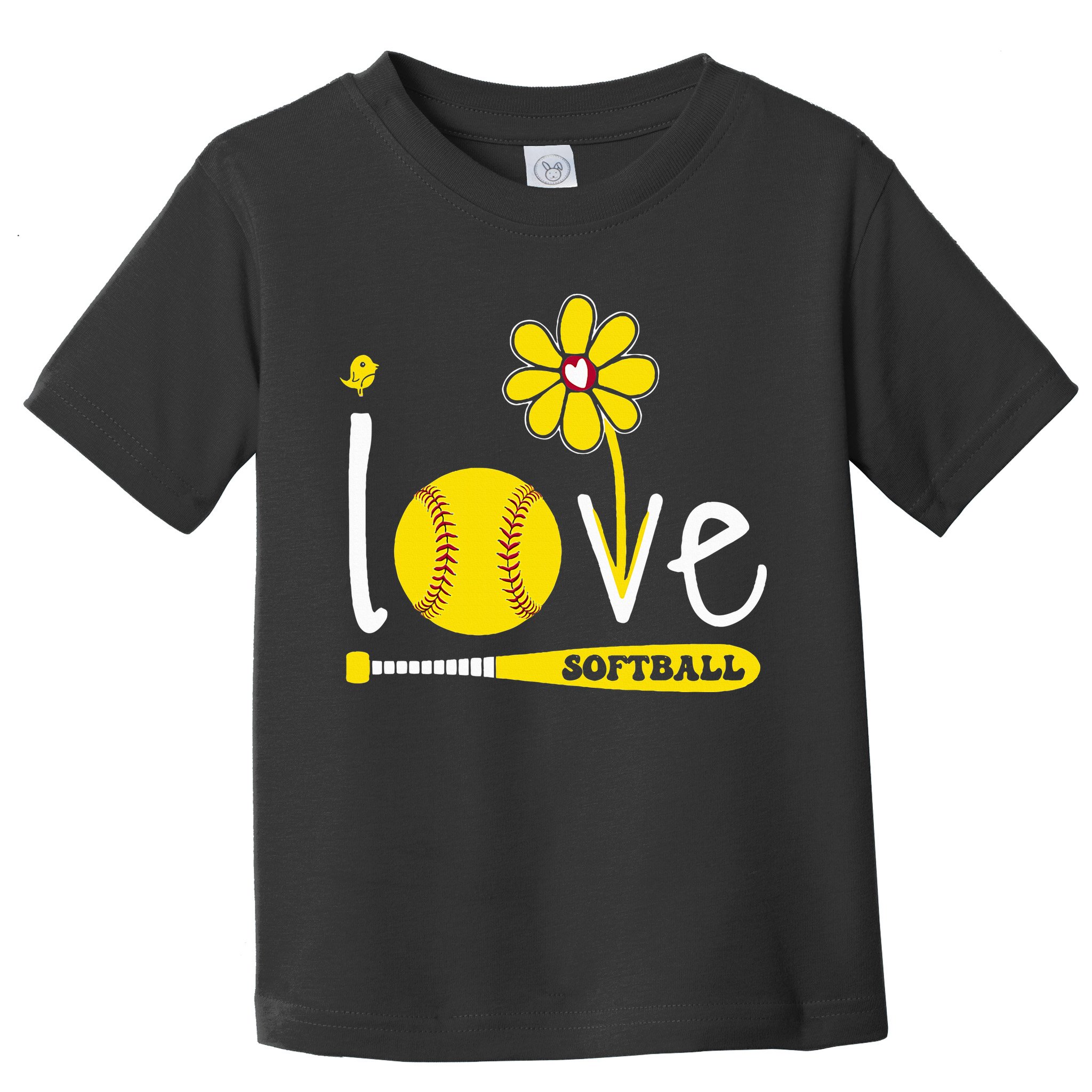I Love Softball Toddler T-Shirt