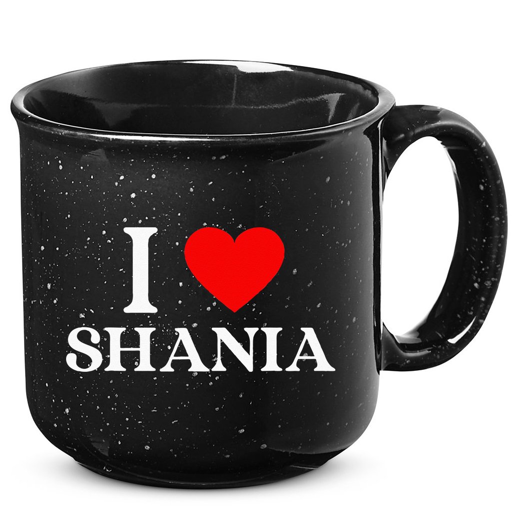 I Love Shania Heart First Name Shania 15oz Campfire Ceramic Mug