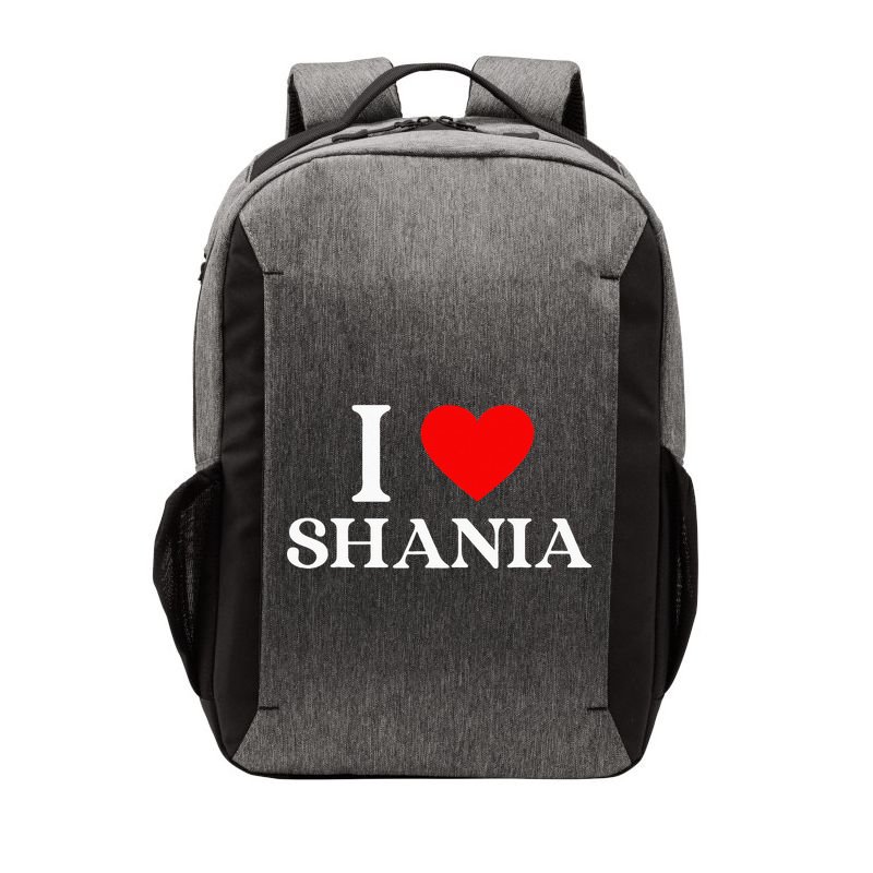 I Love Shania Heart First Name Shania Vector Backpack