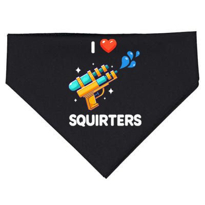 I Love Squirters USA-Made Doggie Bandana