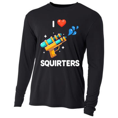 I Love Squirters Cooling Performance Long Sleeve Crew