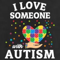 I Love Someone With Autism Gift 11oz C Handle Ceramic Mug