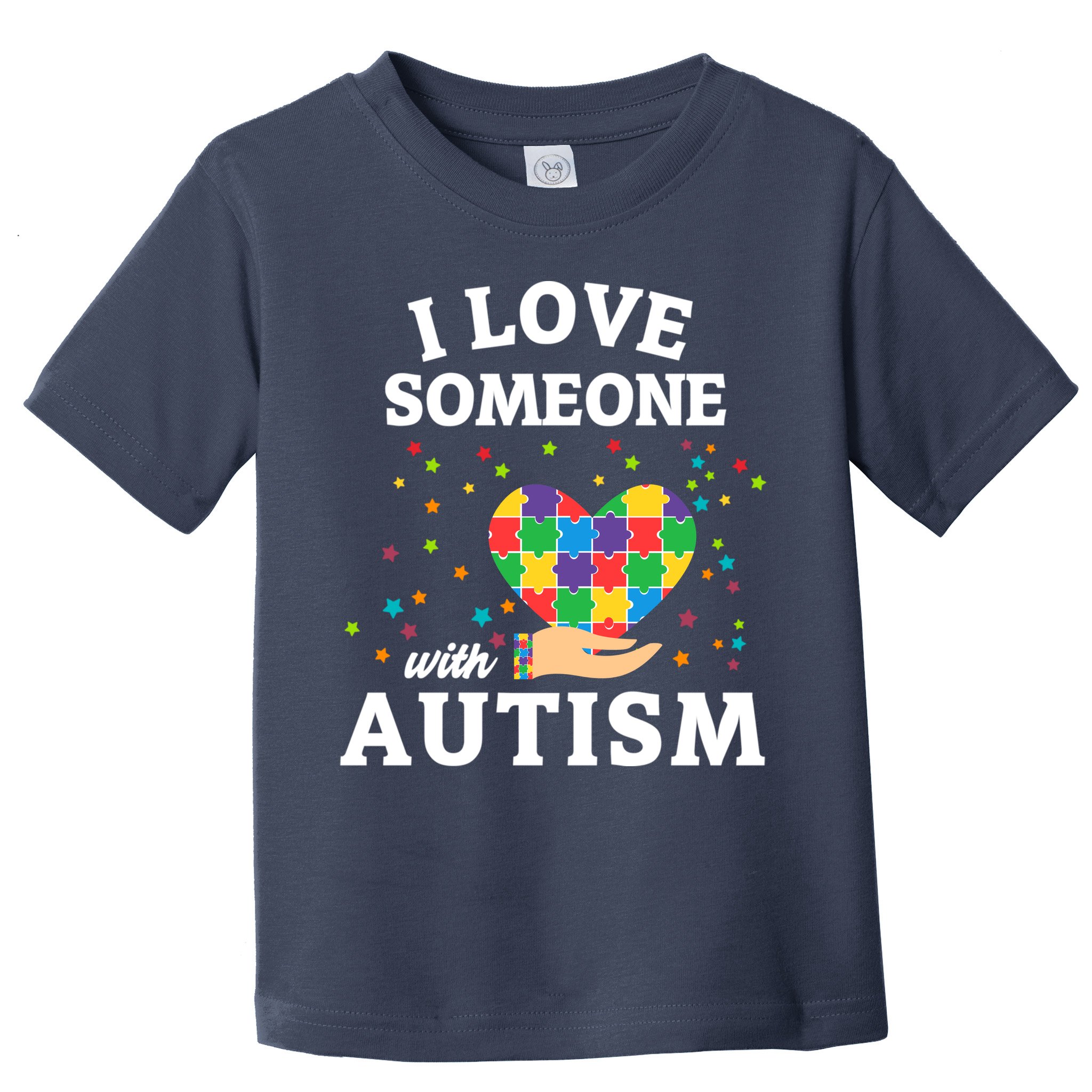 I Love Someone With Autism Gift Toddler T-Shirt