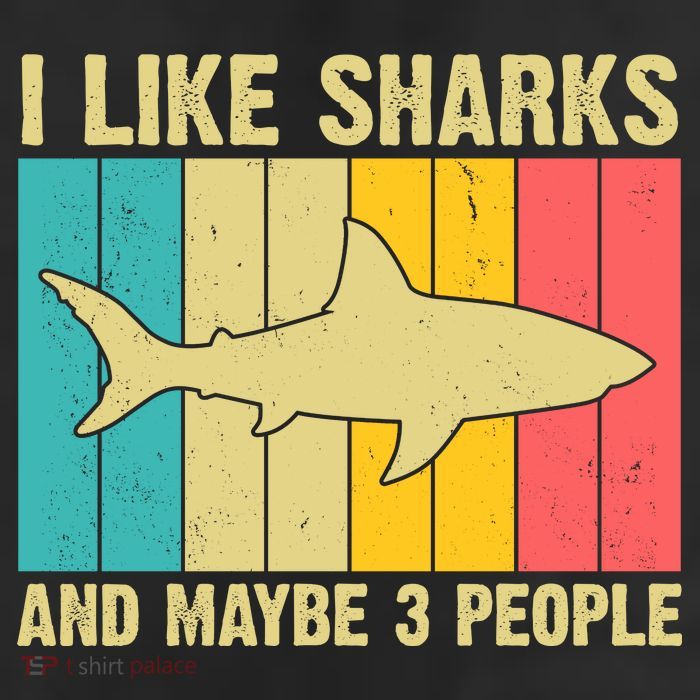 I Like Sharks And Maybe 3 People Funny Shark Lover 11oz C Handle Ceramic Mug