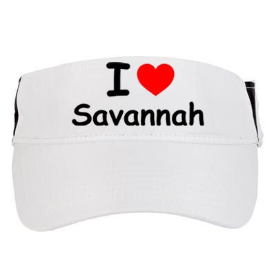 I Love Savannah Adult Drive Performance Visor