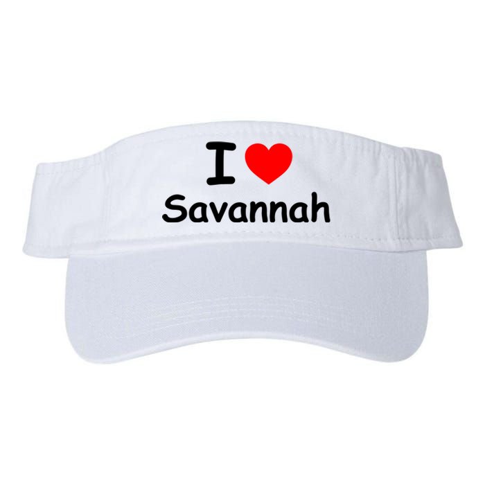 I Love Savannah Valucap Bio-Washed Visor