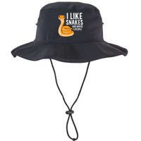 I Like Snakes And Maybe 3 People Snake Reptile Lover Legacy Cool Fit Booney Bucket Hat