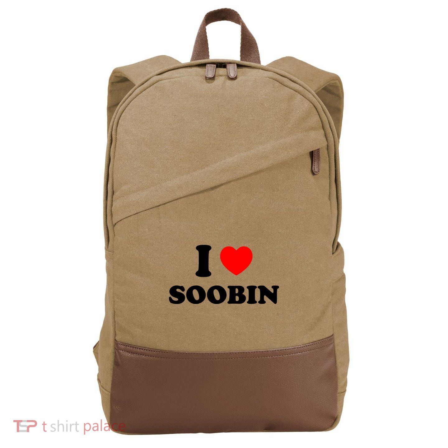 I Love Soobin Cotton Canvas Backpack