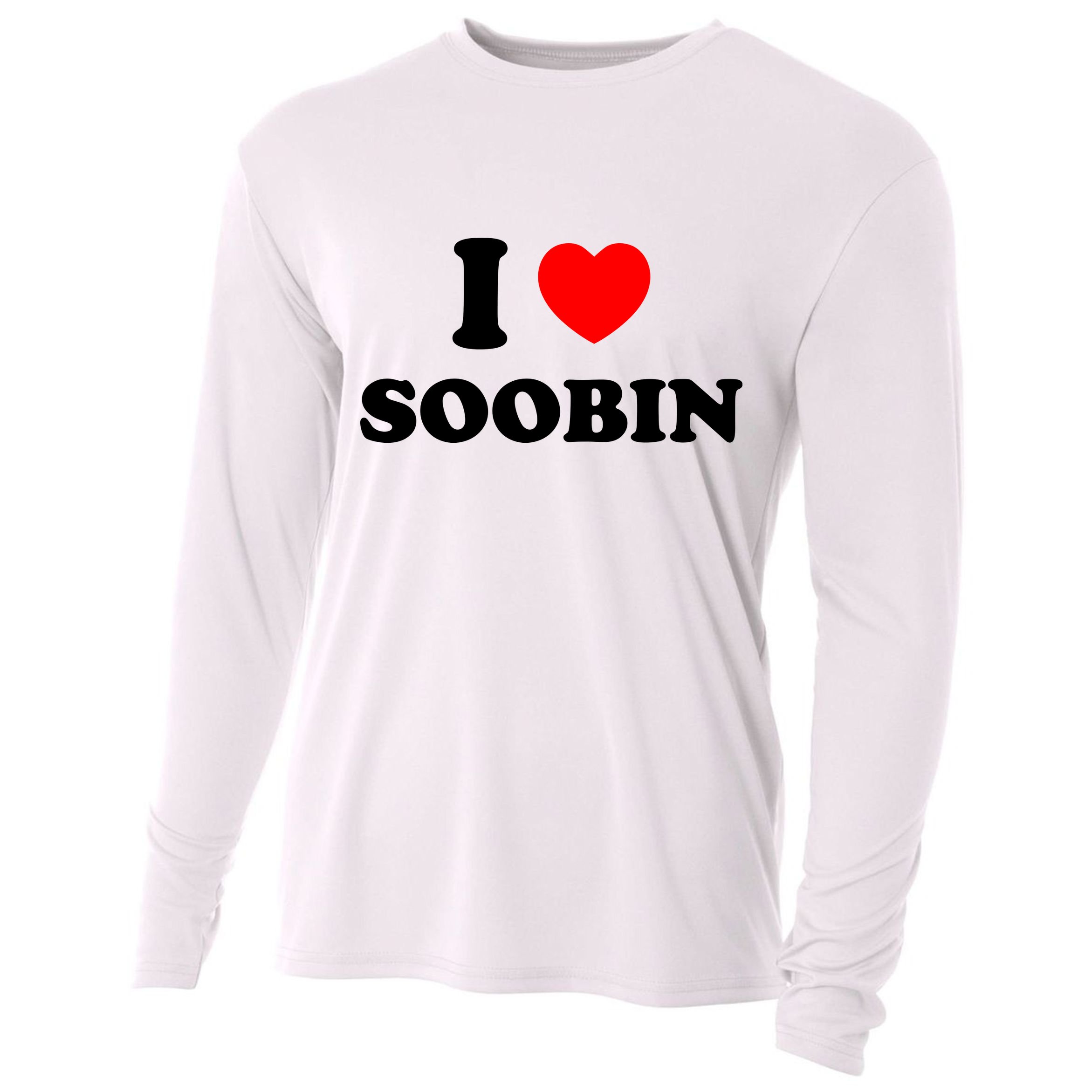I Love Soobin Cooling Performance Long Sleeve Crew