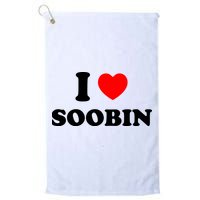 I Love Soobin Golf Towel