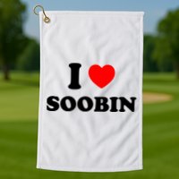 I Love Soobin Golf Towel