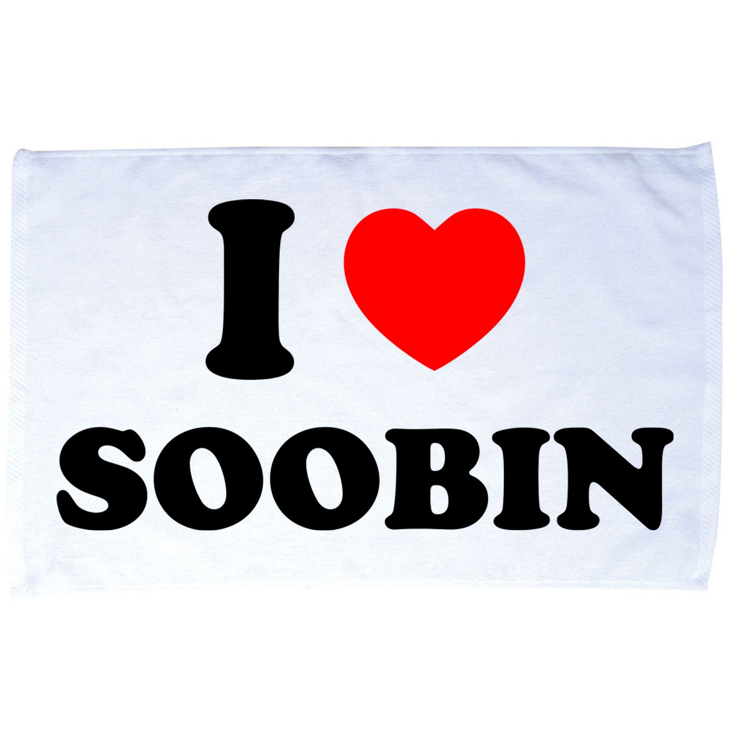 I Love Soobin Microfiber Hand Towel